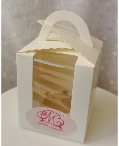 紙製Cupcake獨立盒(白色)